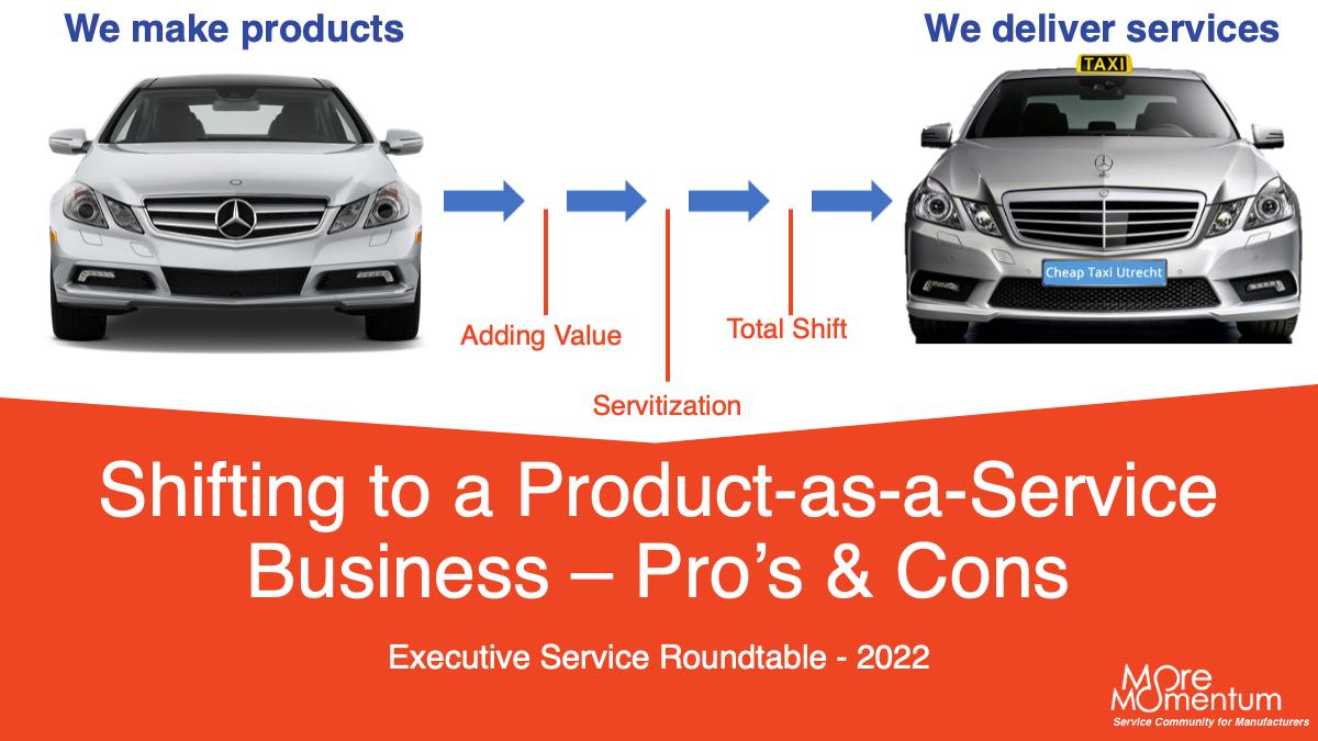 Shifting to a Product-as-a-Service business